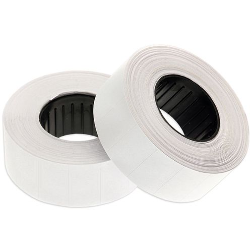 Этикет-лента 26*12 мм белая, 10 шт/уп