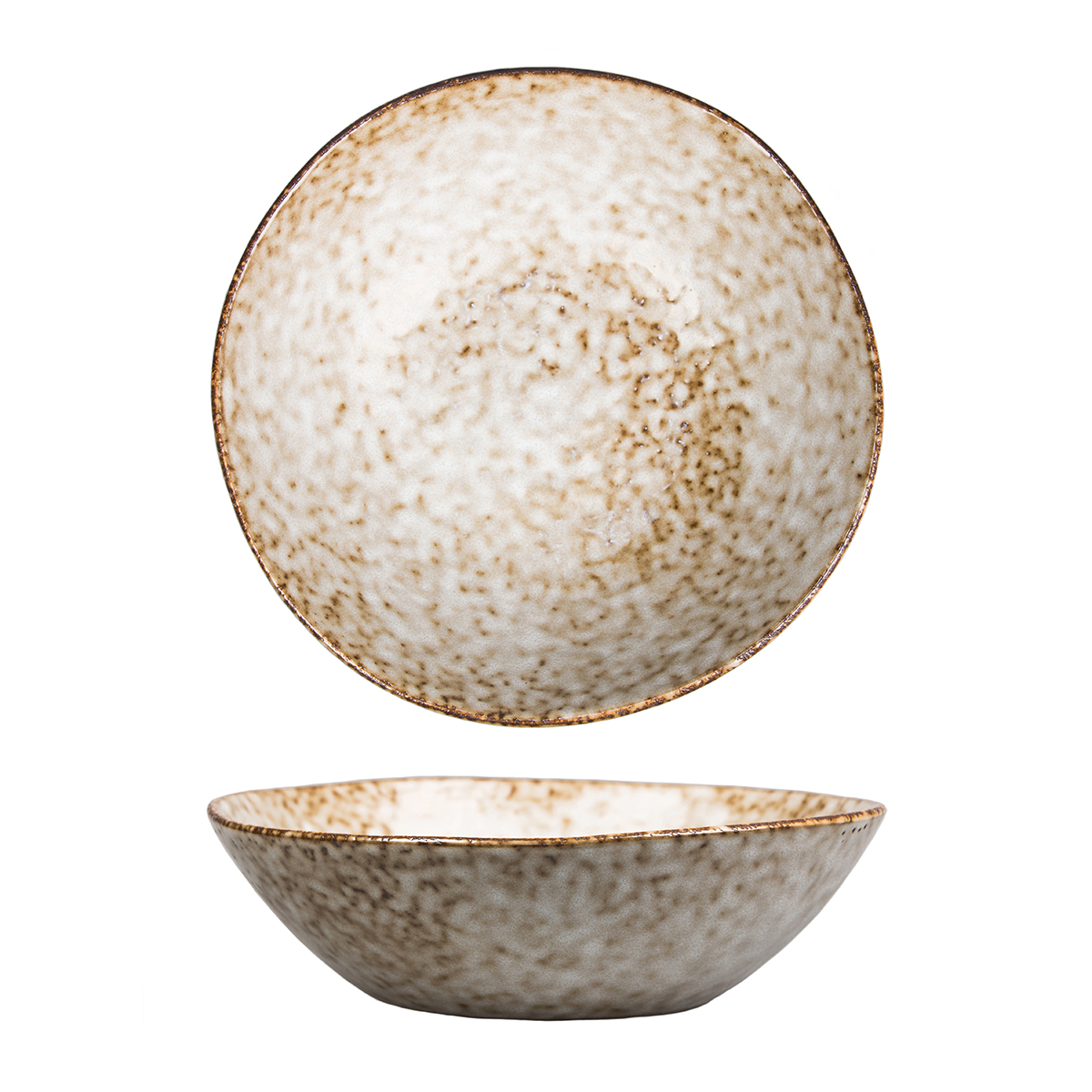 Салатник d=18 h=5 см, 600 мл, "Brown Spider Silk" / "Stockholm" P.L.-ProffCuisine