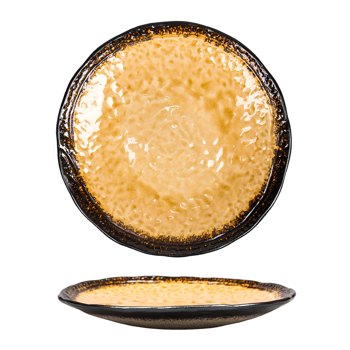 Тарелка d=26 см,каменная керамика,цвет"Yellow",серия "Tokyo-Stockholm"  P.L.