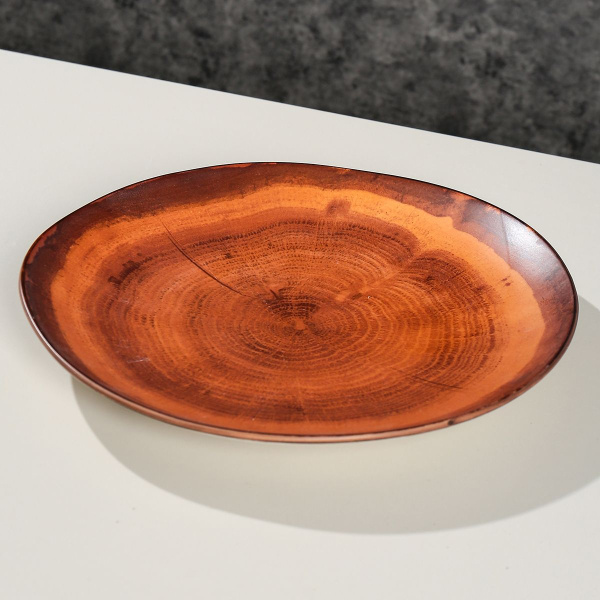 Тарелка d=23 см, фарфор P.L. cерия  WOOD-FUSION