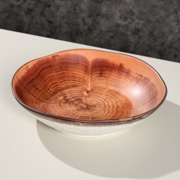 Салатник d=21 см, 925 мл, фарфор P.L. cерия  WOOD-FUSION