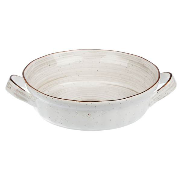 Блюдо с ручками White Fusion для подачи/запекания 1,5 л, 22 см, P.L. Proff Cuisine