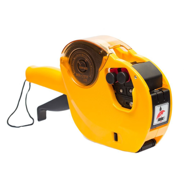 Этикет-пистолет MX-2616 двухстрочный, 10 символов на строке, 26*16 мм, прямоугольная