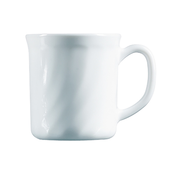 Кружка Luminarc Trianon 280 мл,d 8 см, h 9 см, l 11 см, стеклокерамика, белый цвет, ARC,