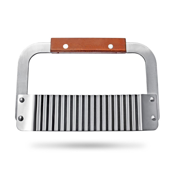 Нож металлический,для фигурной резки,деревянная ручка, 17.5 см, P.L. - Proff Chef Line