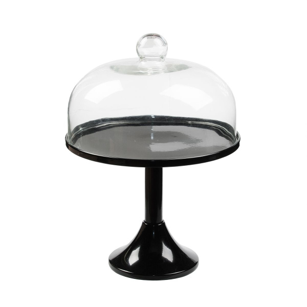 Клош стекл.на металл.подставке черный 30*39см.(1шт.) Garcia de Pou Испания