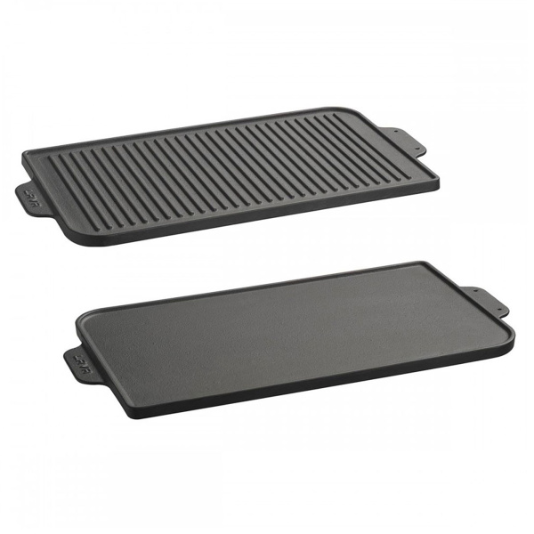 Противень гриль с ручками 26*44 см. чугун LAVA