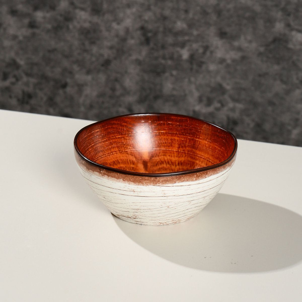 Салатник d=13 см, 380 мл, h=5.4 см, фарфор P.L. cерия  WOOD-FUSION