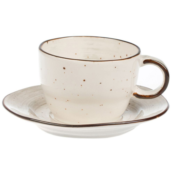 Чайная пара White Fusion 200 мл, P.L. Proff Cuisine (73024287/73024297)