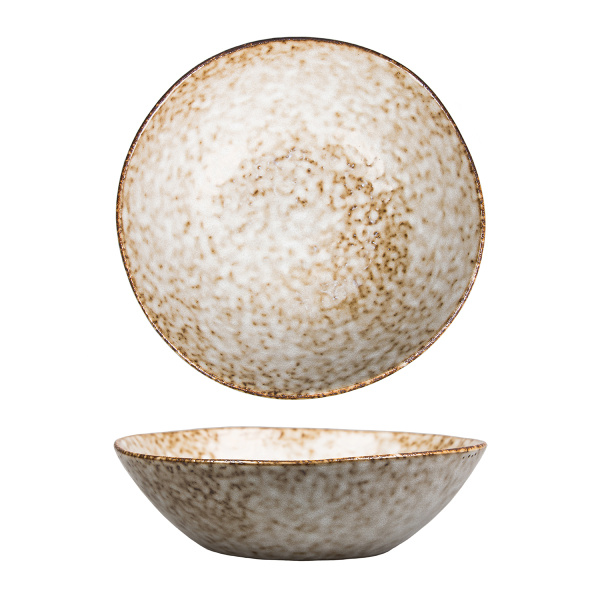 Салатник d=18 h=5 см, 600 мл, "Brown Spider Silk" / "Stockholm" P.L.-ProffCuisine