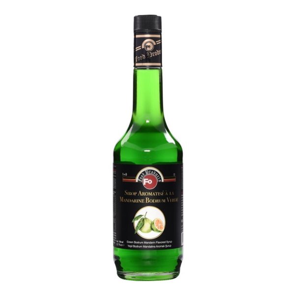 Сироп Зеленый мандарин (GREEN BODRUM MANDARIN FLAVORED SYRUP) 0,7л.