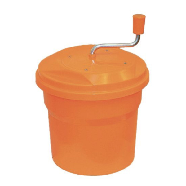 Центрифуга для сушки листьев салата 25 л,оранжевый цвет корпуса, P.L.