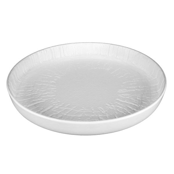 Тарелка круглая с бортом d=23cм, серия "White Raw Wood"  P.L. - ProffCuisine